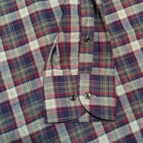 Erbario Toscano Men's Long Sleeve Button Down Harbour Plaid Shirt Size XXL - New - Picture 6 of 8